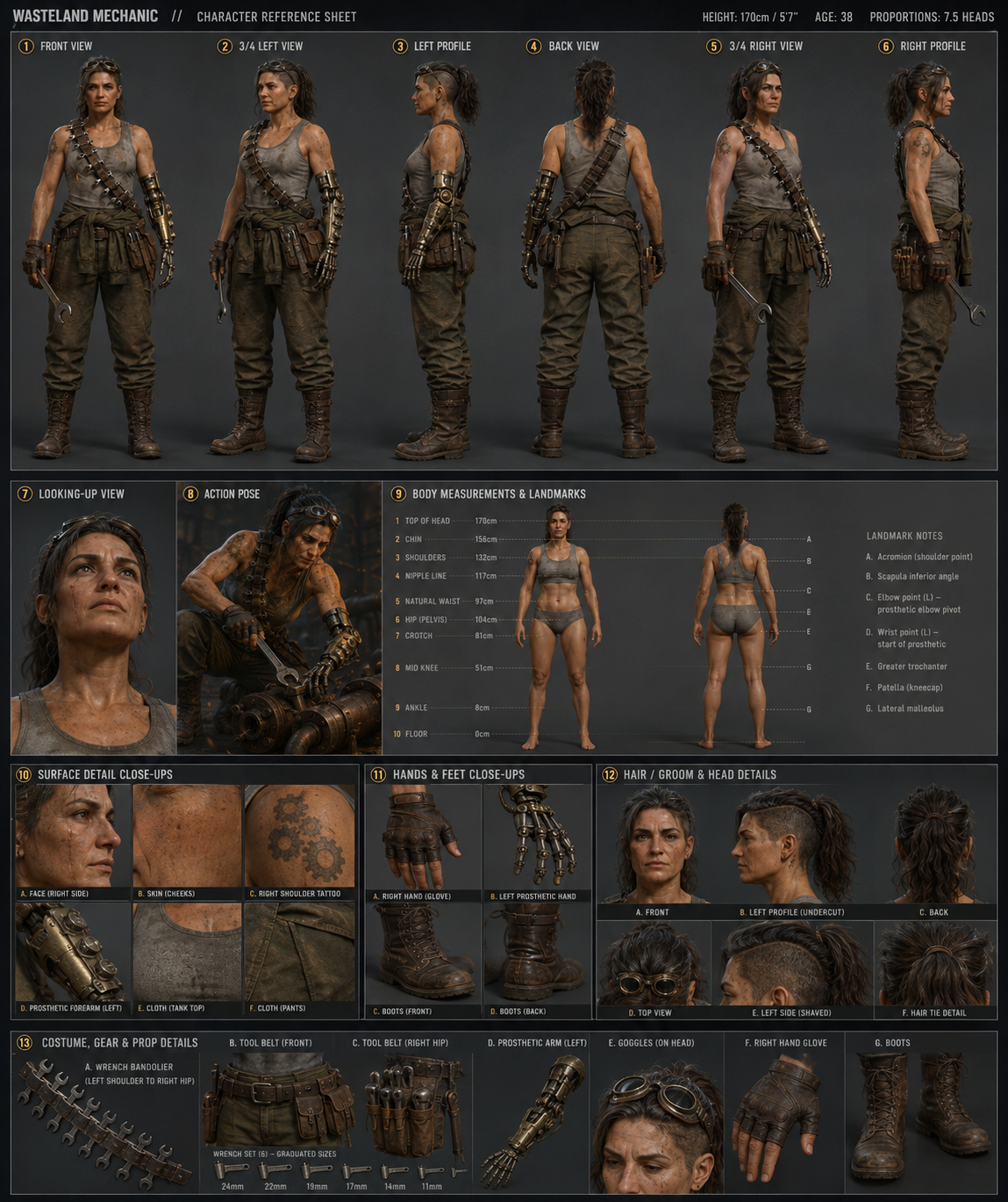 AI Character Sheet Prompt That Actually Holds Continuity